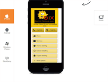 Tablet Screenshot of dixautodetailing.com